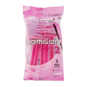 خود تراش 2 لبه لیدی لمسر 5 عدد